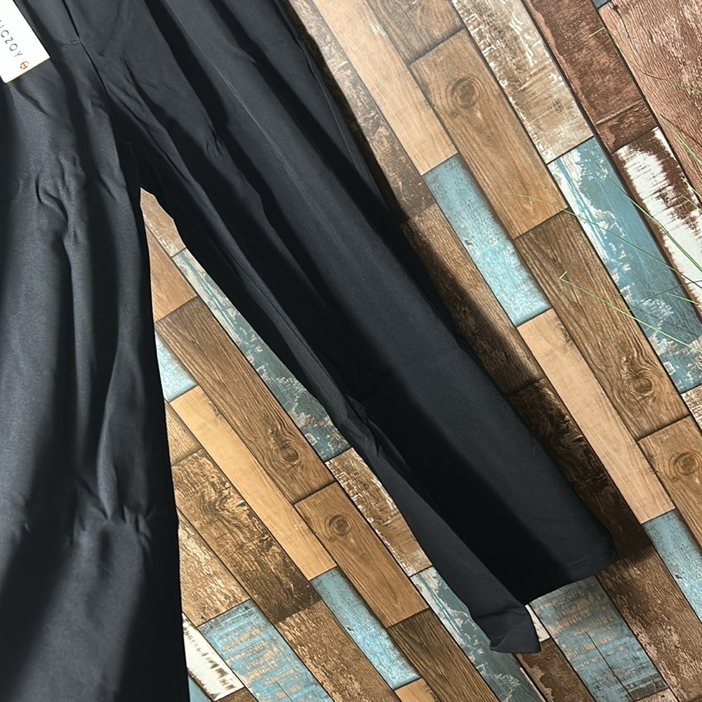 Black XS Wide-Leg trouser Pants - Picture 8 of 14